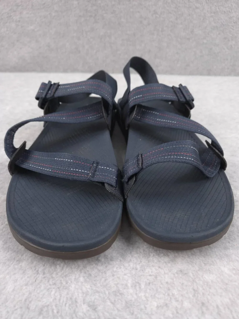 Chaco Lowdown Sandals Mens 12 Navy Blue Hiking Water Sport Adjustable Chacos